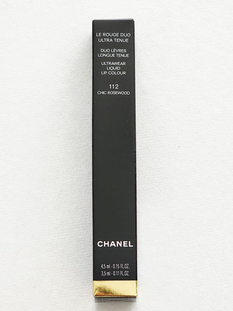 CHANEL ル ルージュ デュオウルトラトゥニュ112 シックローズウッド