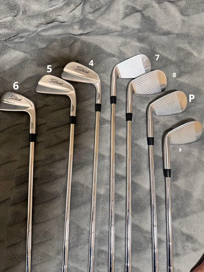 Titleist 620MB 4-P 7本 AMTTourWhite X100