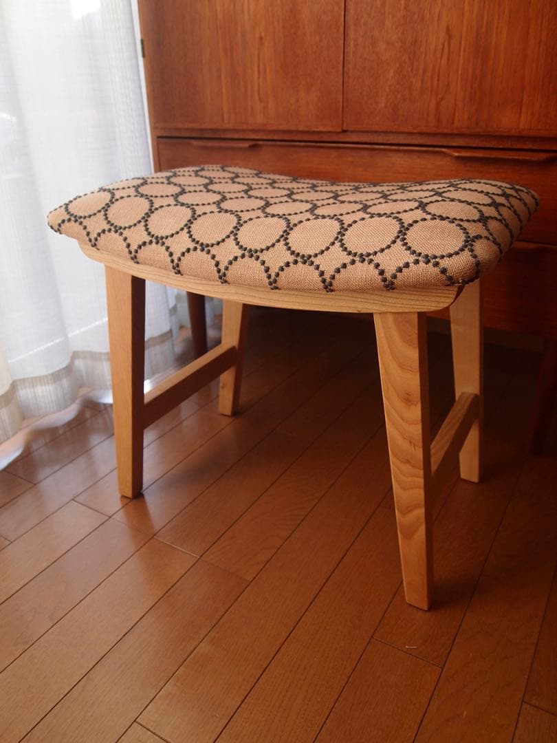 ミナペルホネン ハンドメイド トロペスツール タンバリン 生地 チェア 椅子