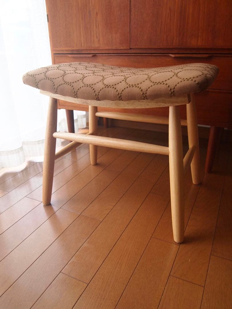ミナペルホネン ハンドメイド トロペスツール タンバリン 生地 チェア 椅子