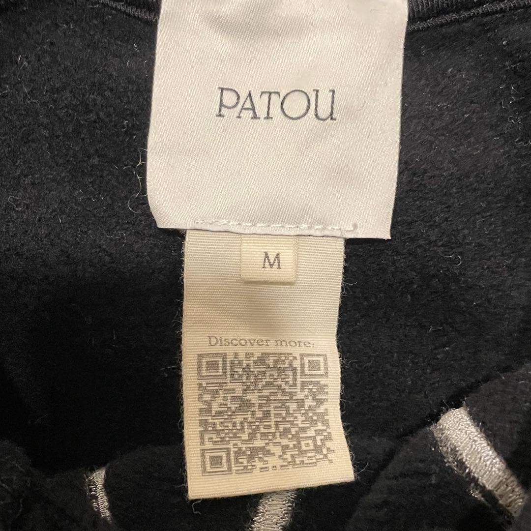 PATOU パトゥ メダリオン クロップド パーカーオーガニックコットン製 M