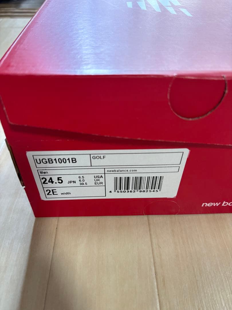 【新品未使用】New Balance ゴルフ シューズ BOA UGB1001B