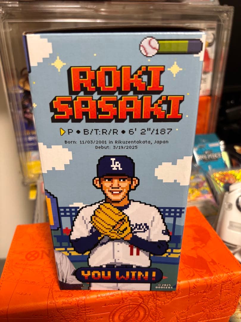 ロッキー・ササキ Dodgers フィギュア【限定ドジャース記念品 ボブルヘッド