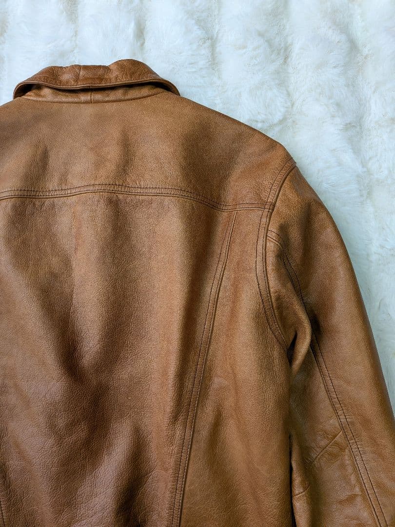 00s OLD GAP leather トラッカージャケット アーカイブ