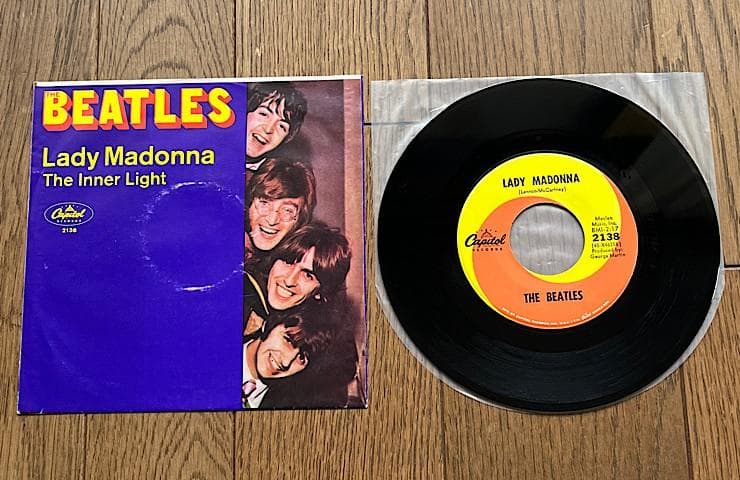 USオリジナル盤 ビートルズ LADY MADONNA