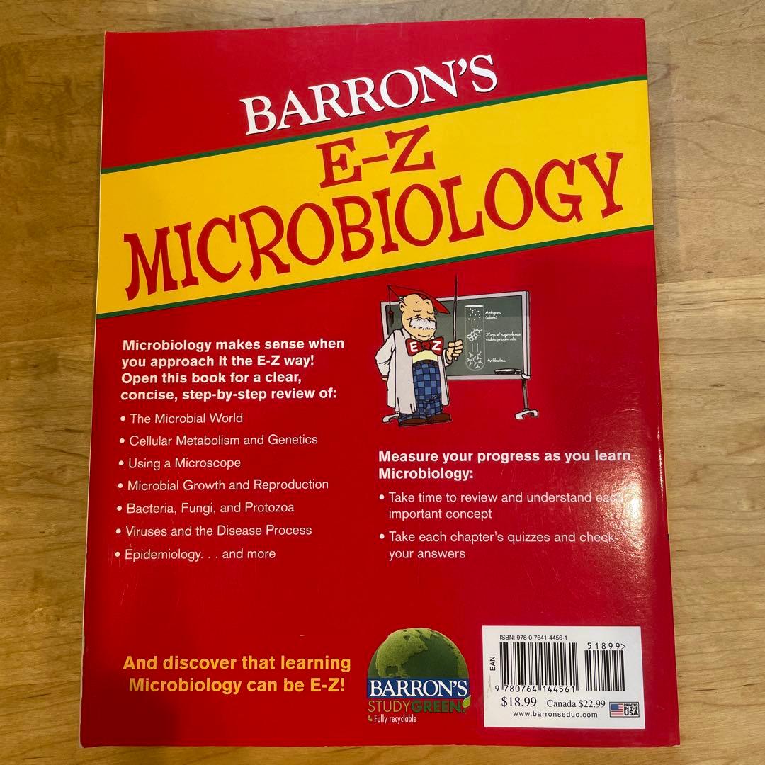 E-Z BIOLOGY MICROBIOLOGY CHEMISTRY ３冊セット