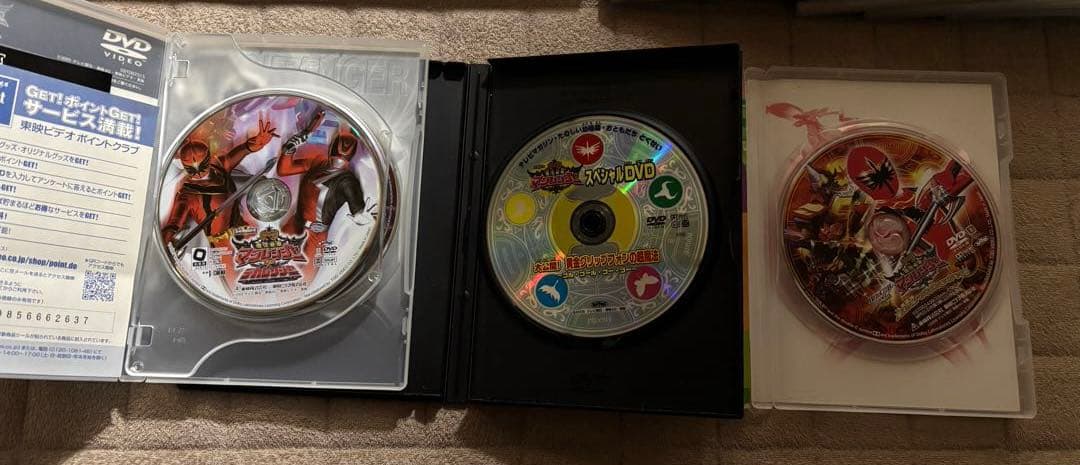 魔法戦隊マジレンジャーDVDBOX＆その他グッズセット
