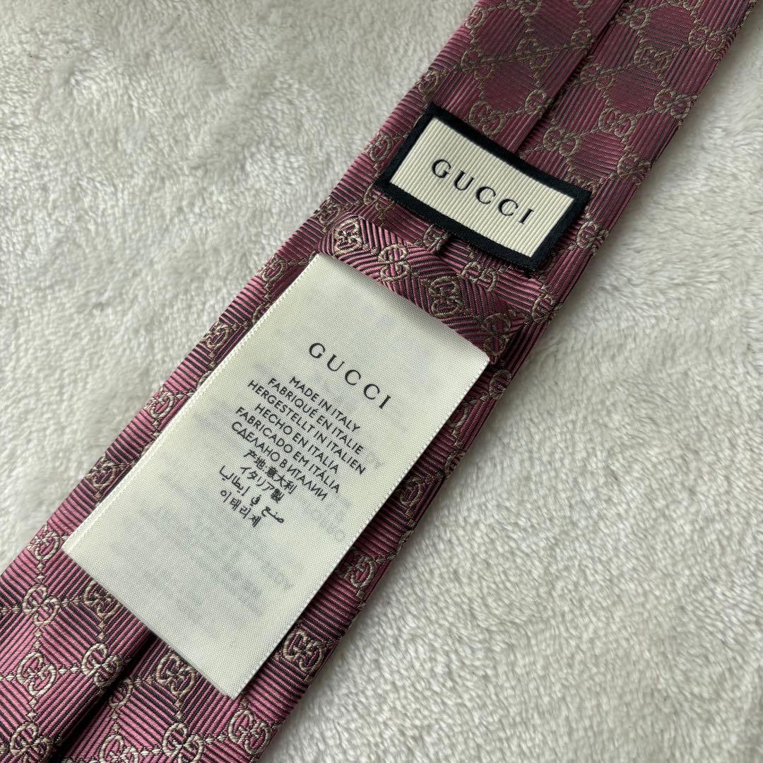 ✨極美品✨ GUCCI グッチ ネクタイ 高級シルク　GG柄