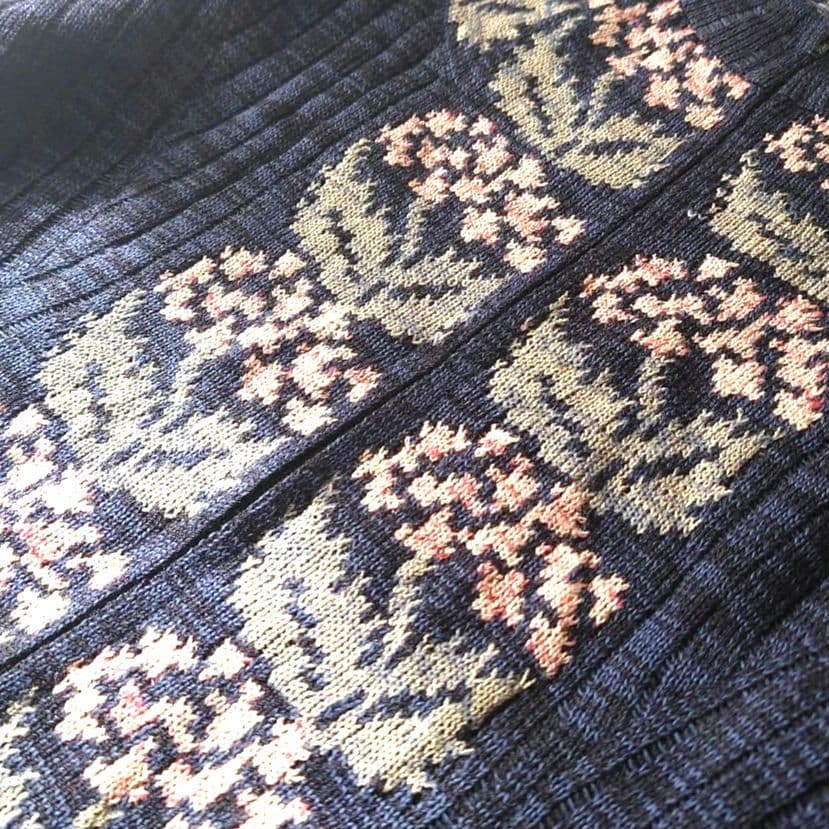 ★a 斎藤都世子 サイトウトヨコ ロングワンピース 花柄 刺繍 長袖 Aライン