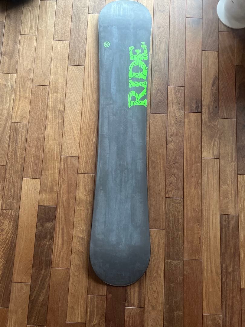 RIDE スノーボード 板 154cm ブラック×グリーン メンズ スノボ