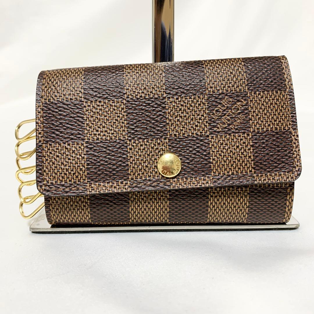 Louis Vuitton ルイヴィトン キーケース ミュルティクレ6 ブラウン