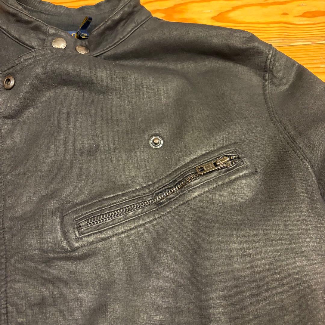 POLO RALPH LAUREN シングルライダースジャケット　ブラック　M