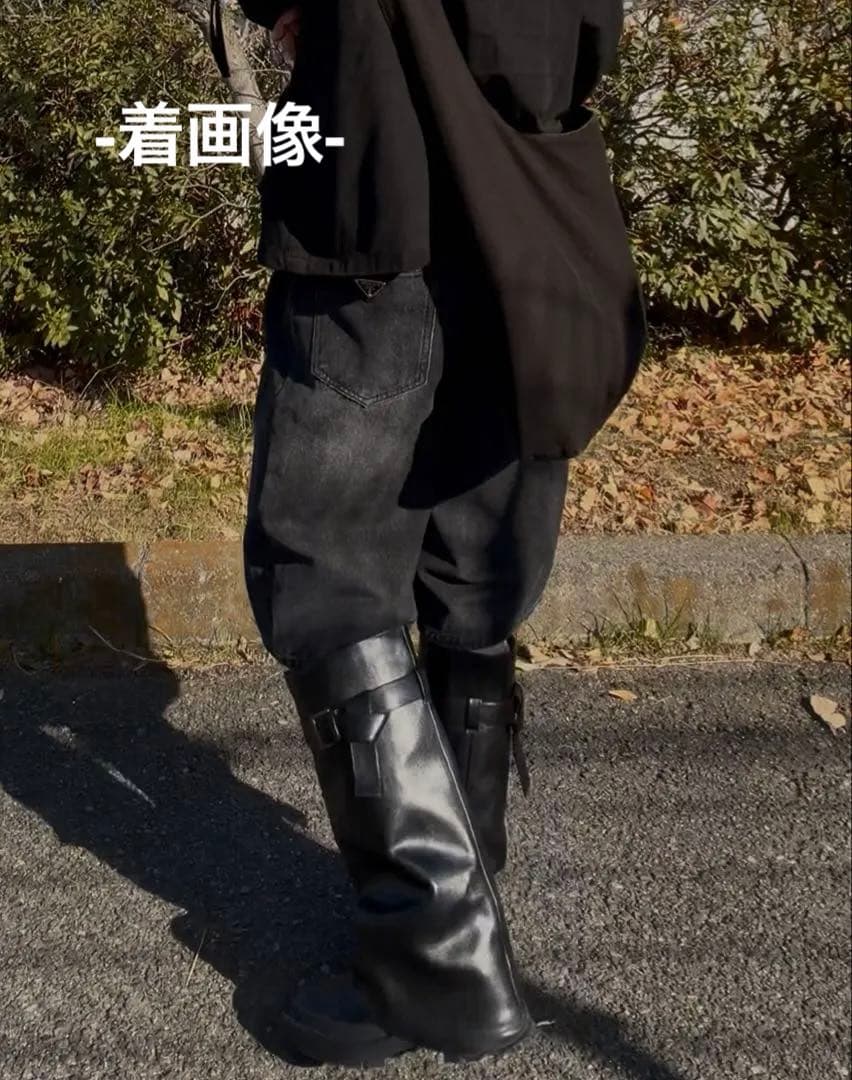 b*m様 【お値下げ可能】PRADA black denim half pant
