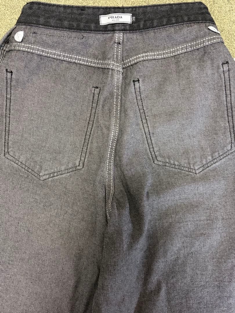 b*m様 【お値下げ可能】PRADA black denim half pant