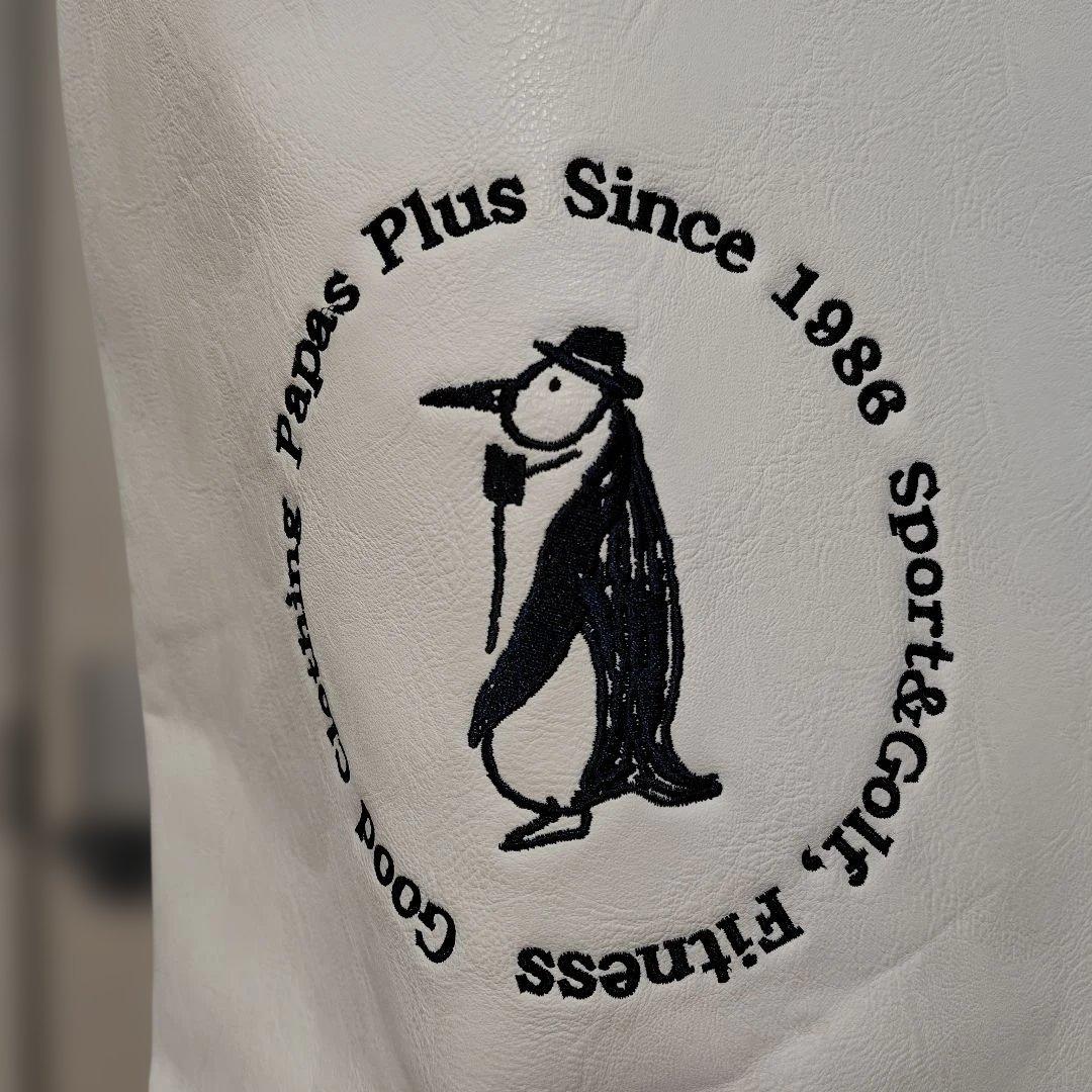 PAPAS PLUS ゴルフバッグ ホワイト