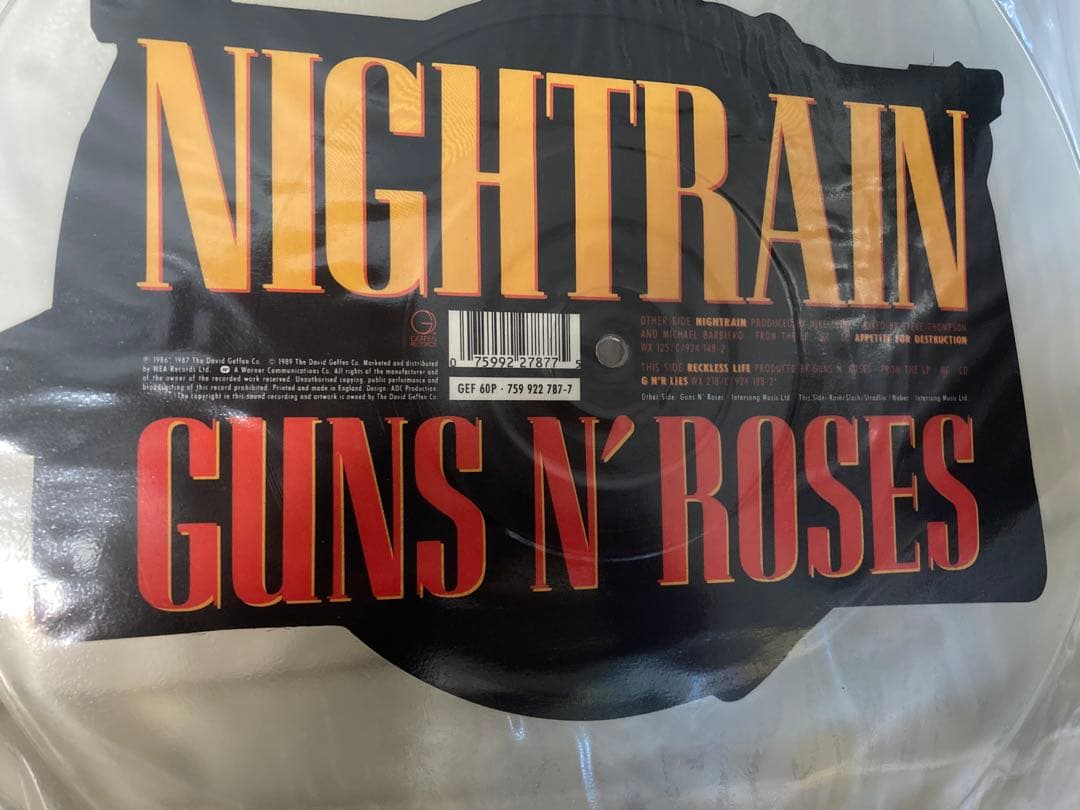 激レア　アンカット盤　Guns N' Roses レコード ガンズアンドローゼズ