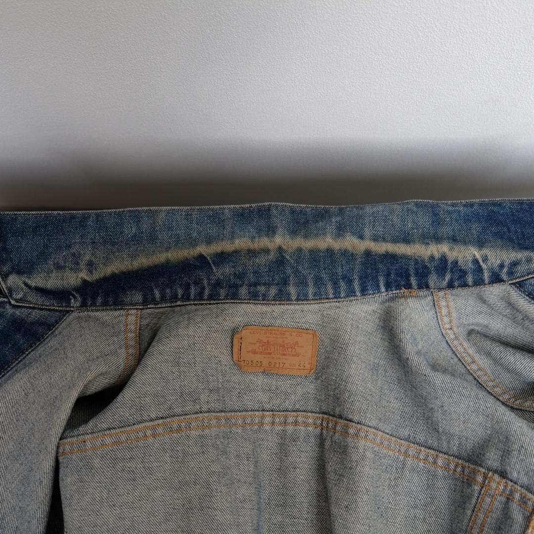 Levi's 70505 サイズ44 ボタン裏バー 80s 状態良好