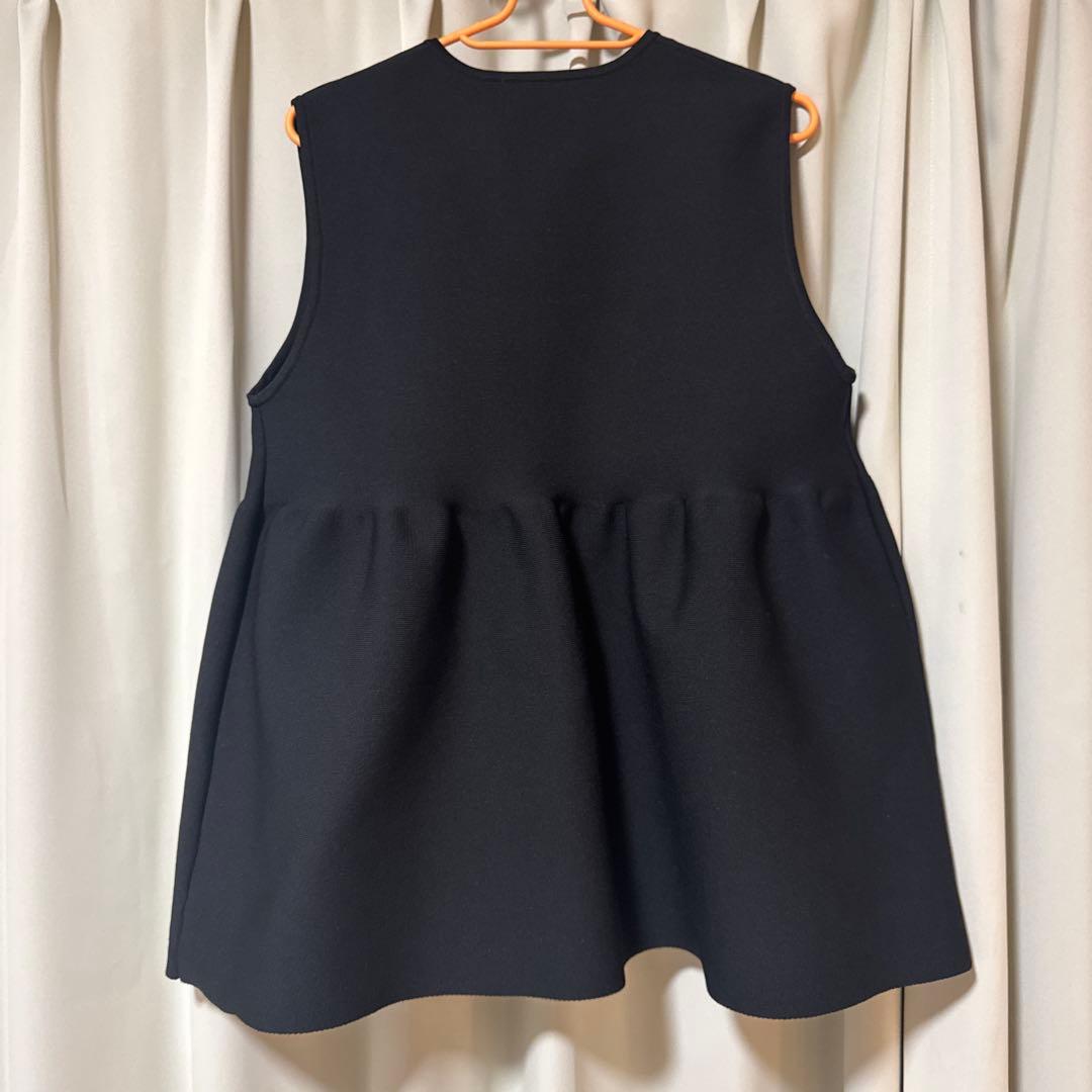 【美品】UNITED ARROWS フリルニットベスト