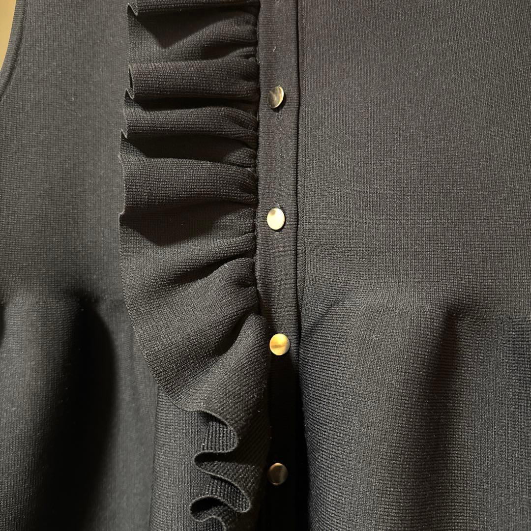 【美品】UNITED ARROWS フリルニットベスト