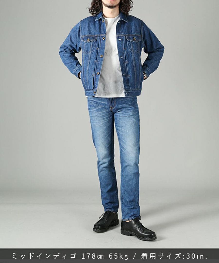 JAPAN BLUE JEANS ストレートデニムJ304（MID）　W30