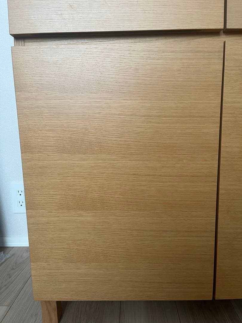 無印良品　オーク材キャビネット
