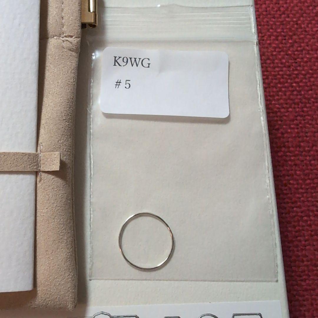 【ガーデン オブ エデン】 MINIMAL RING K9 WGサイズ5号