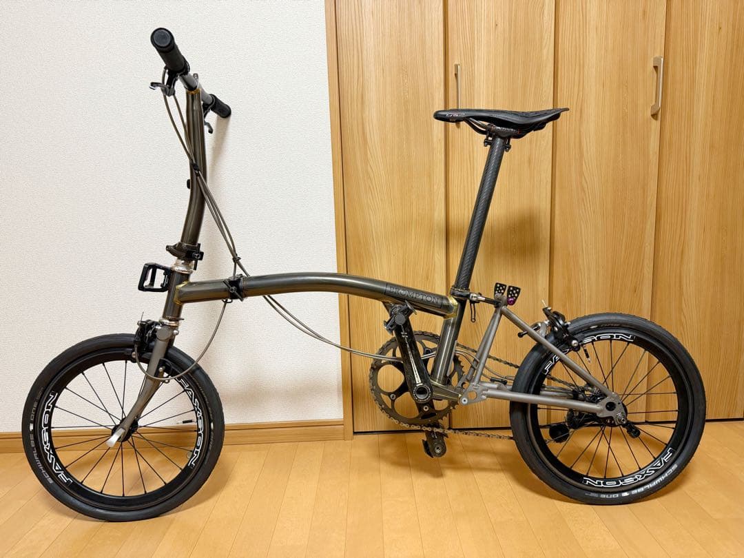 ブロンプトン　チタン　BROMPTON S2L-X RAWカラー　カスタム