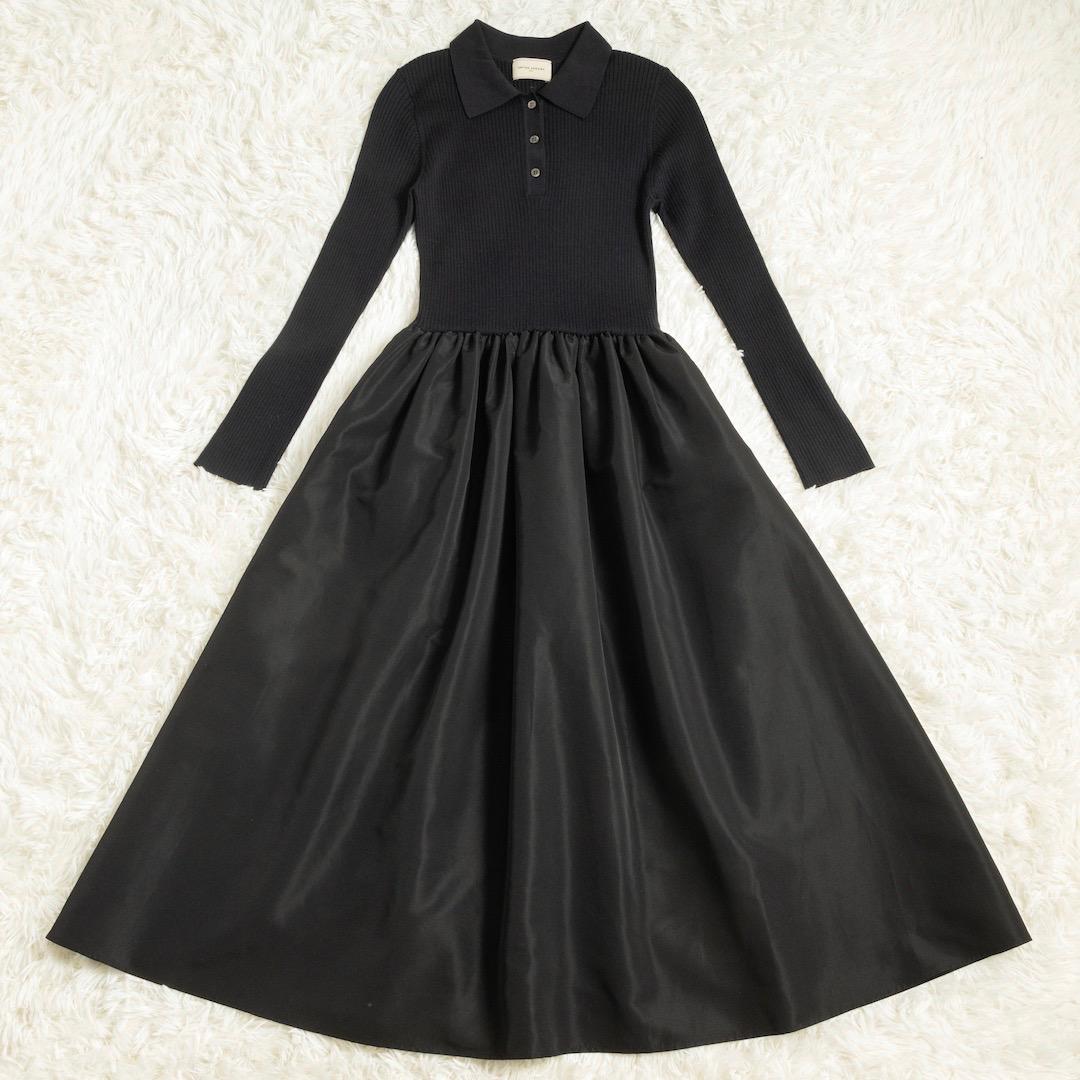 UNITED ARROWS 25AW フィット ＆ フレア ポロワンピース