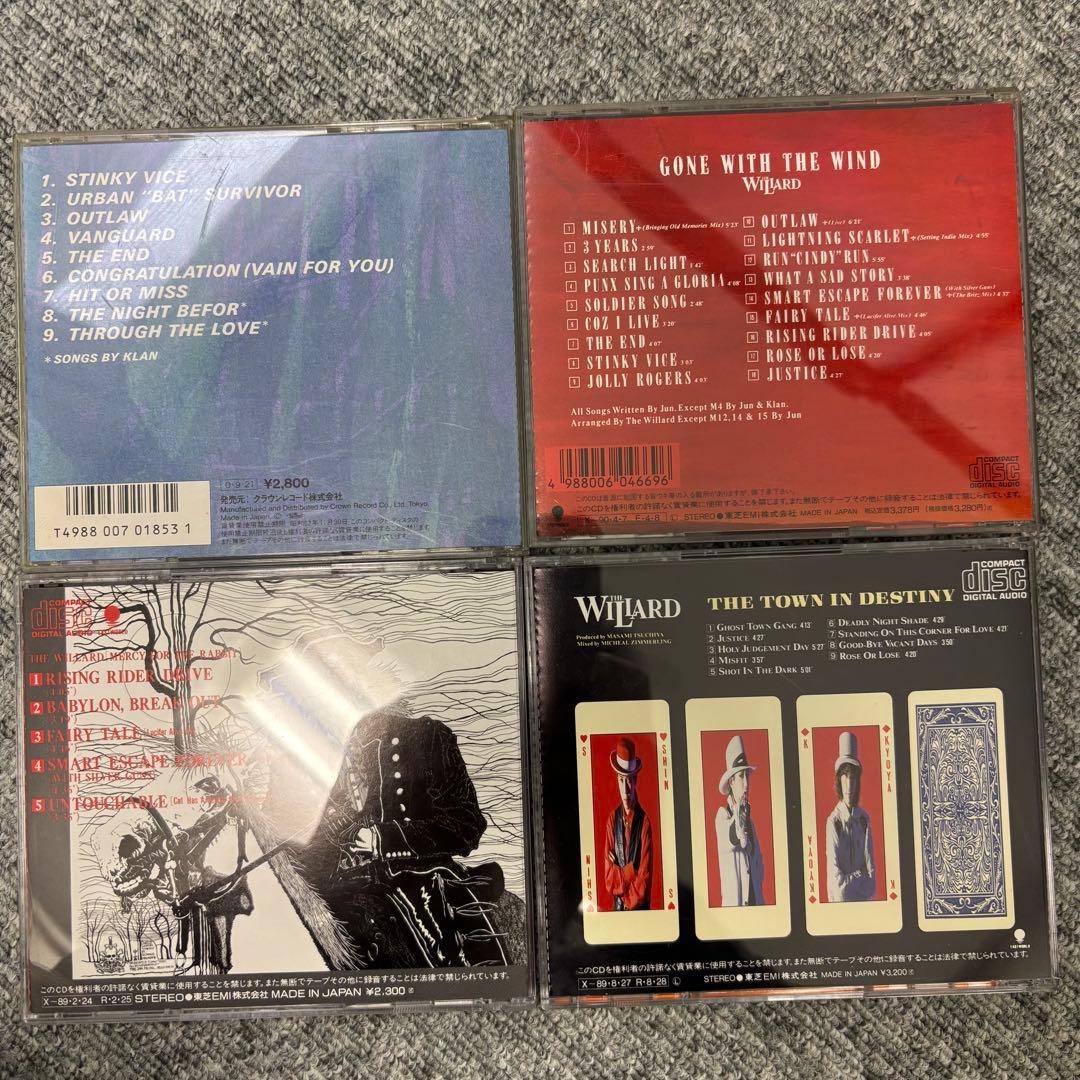 THE WILLARD CD 4枚セット 帯付き 80’s〜90’s 名盤！！！