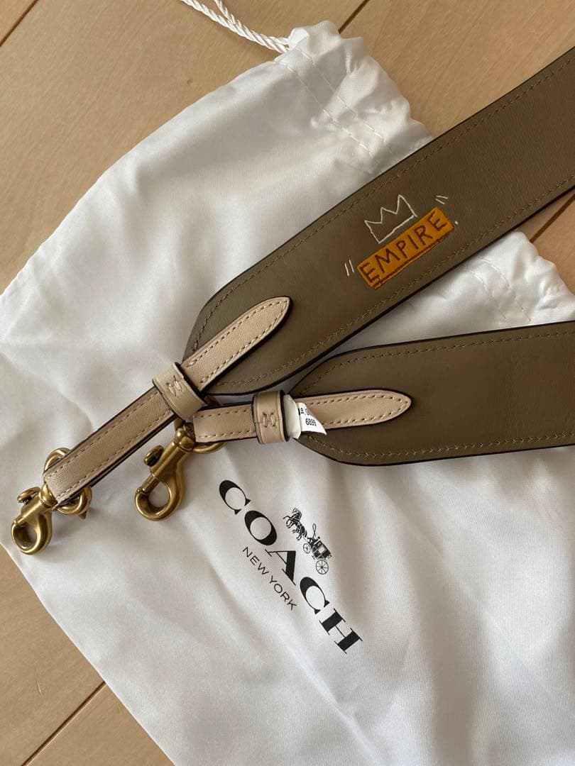 COACH バッグ用別売りショルダーストラップ　バスキアコラボ　激レア　美品