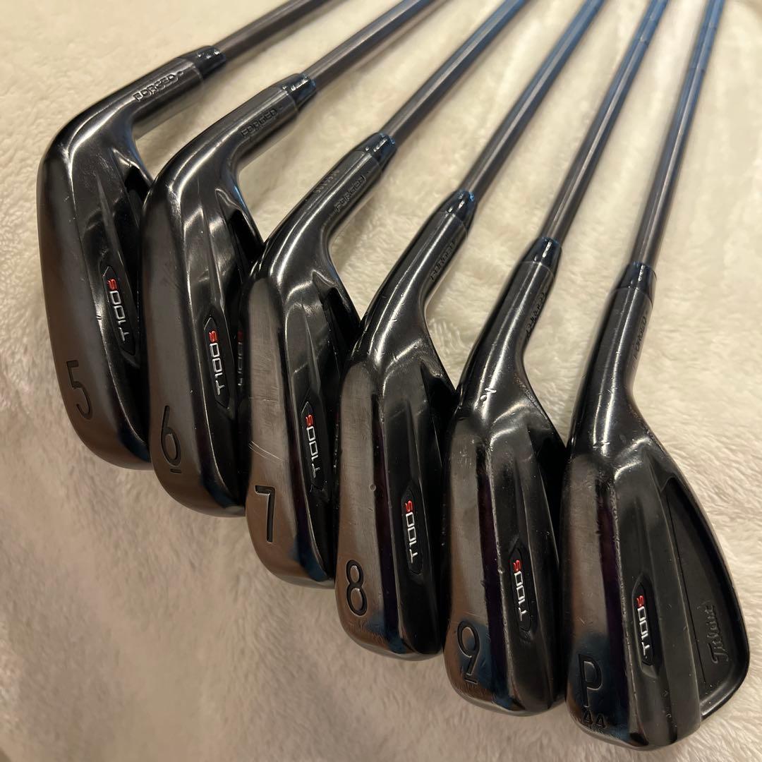 Titleist T100S ブラック　アイアンセット 6本セット　タイトリスト
