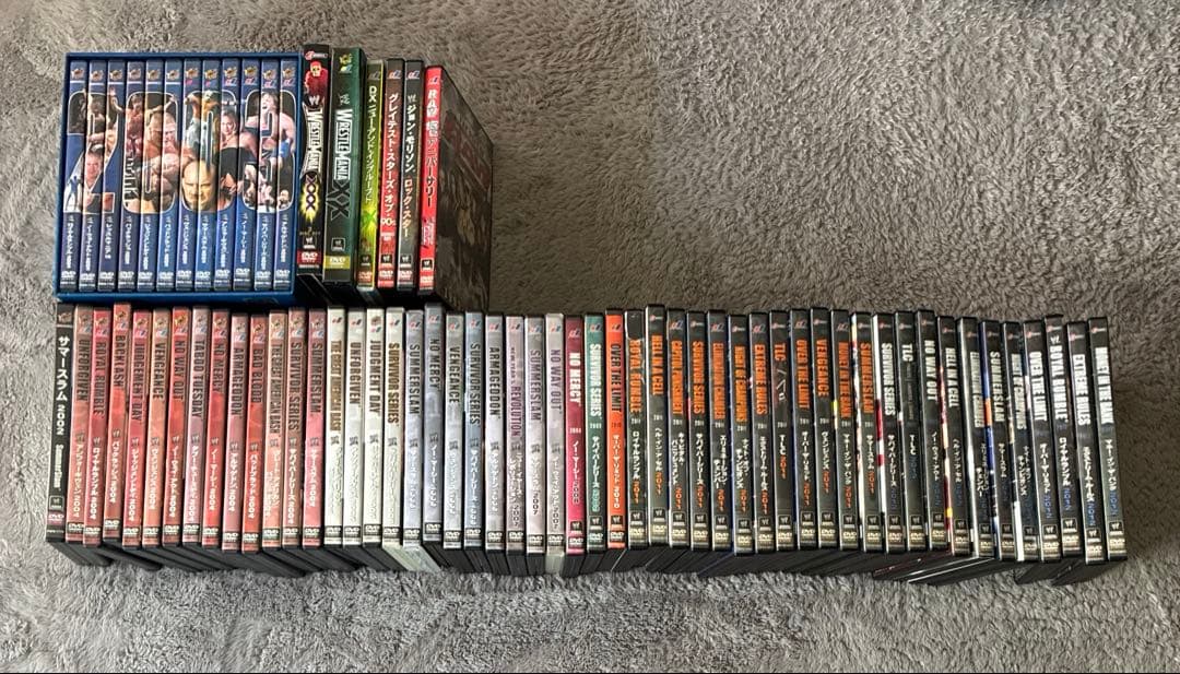 WWE DVDまとめ売り　日本語字幕付き
