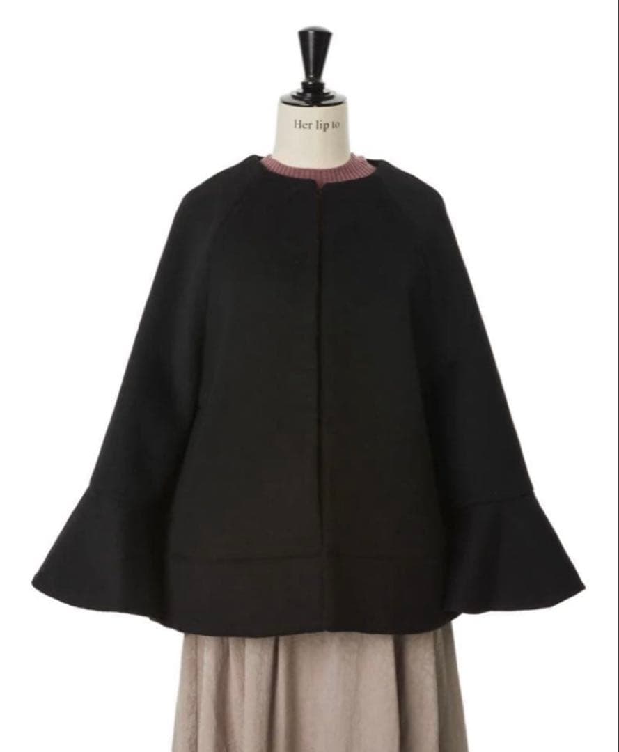 ジャケット・アウター Convertible Faux Fur Tippet Coat