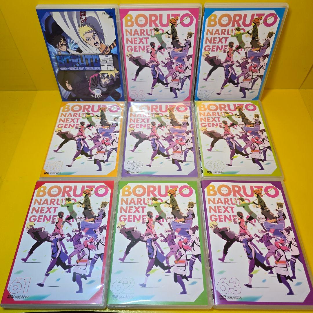新品ケース交換済み BORUTO ボルト DVD 第一部　全76巻　全巻セット