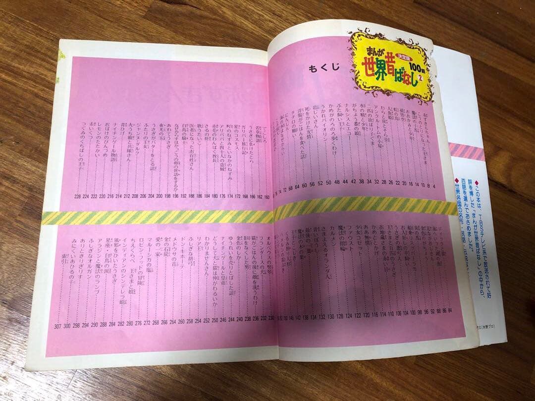昭和レトロ　古本　まんが　世界昔ばなし　決定版　100話1️⃣2️⃣