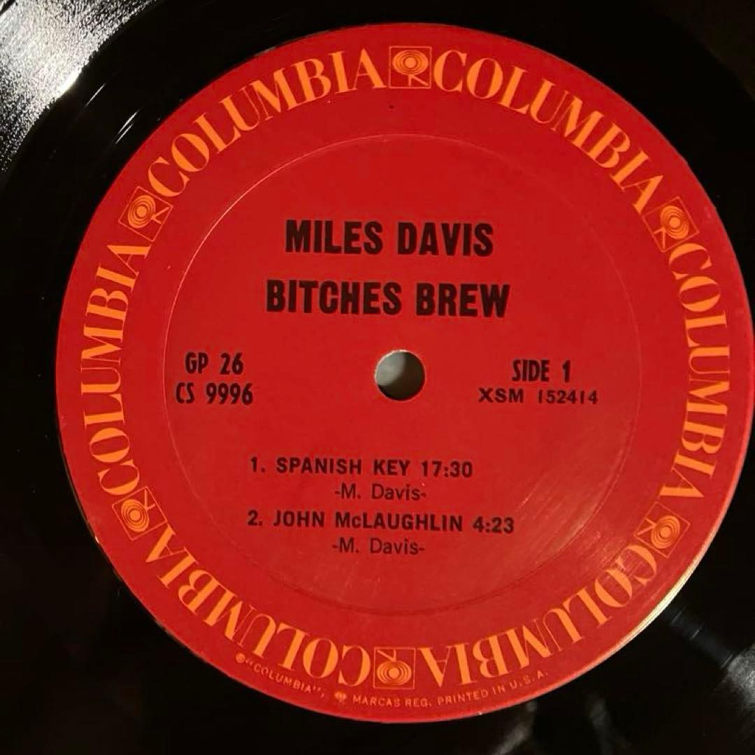US￼￼盤 Miles Davis/Bitches Brew 2枚組 レコード