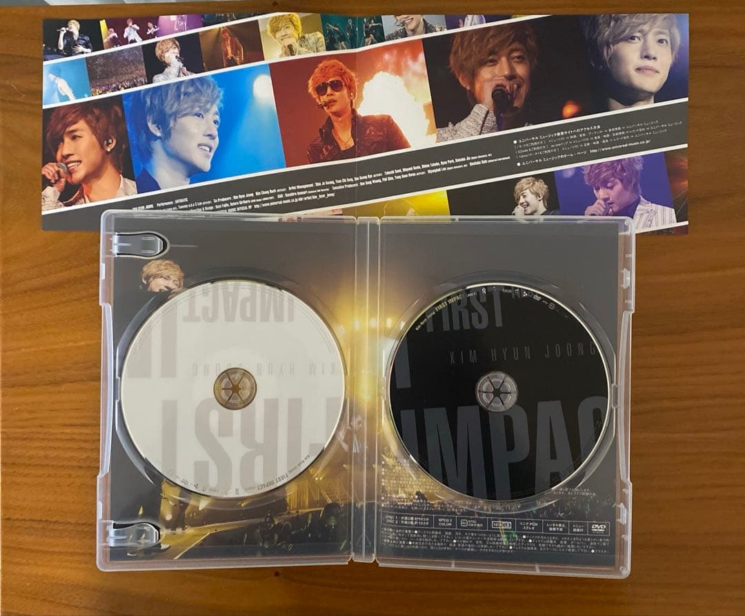 Kim hyun joongのコレクターズ、日本デビューライヴなどDVD5種類