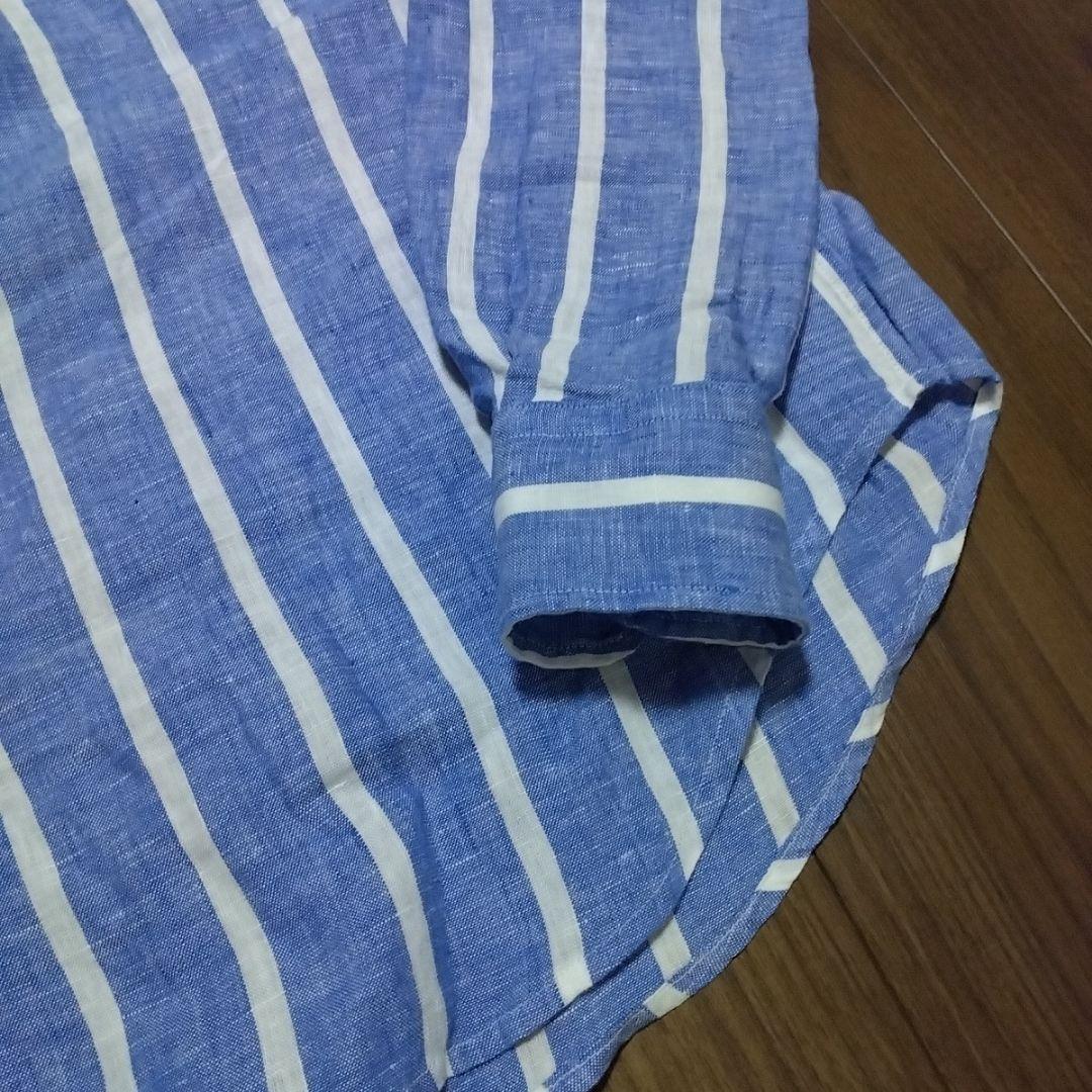 POLO RALPH LAUREN リネンストライプ 長袖シャツ