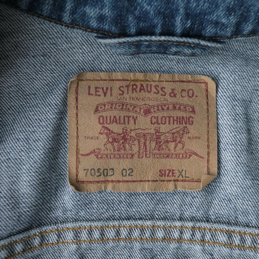 ジャケット・アウター Levi's 90s 70503 02 Denim Jacket Blue XL