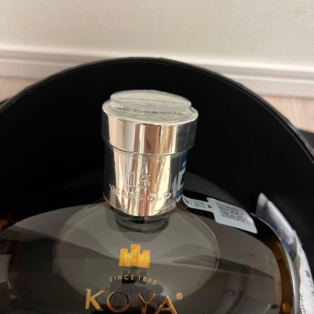 KOYA XO ブランデー 15年　専用ボックス付　650ml