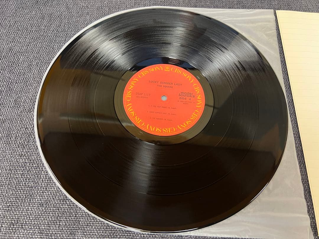 ザ・スクエア ラッキー・サマー・レディー 25AP1117 LP 1978年