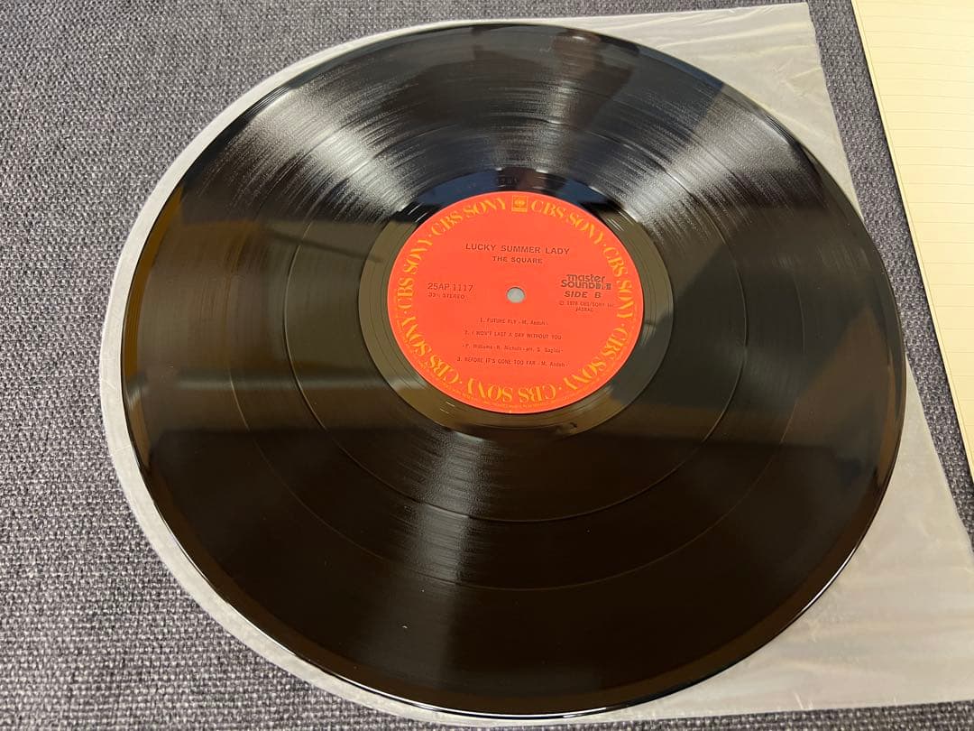 ザ・スクエア ラッキー・サマー・レディー 25AP1117 LP 1978年