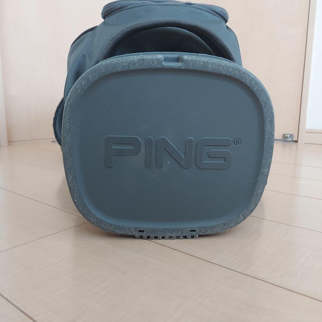 PING ピン キャディバッグ 軽量 スタンド グレー/ブルー ★良品