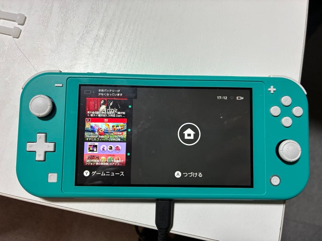 任天堂 Switch Lite ターコイズ　本体のみ　中古品