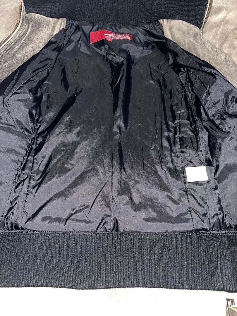 90s ヴィンテージ 古着 GUESS ゲス ラムレザー ジャケット 羊革 短丈