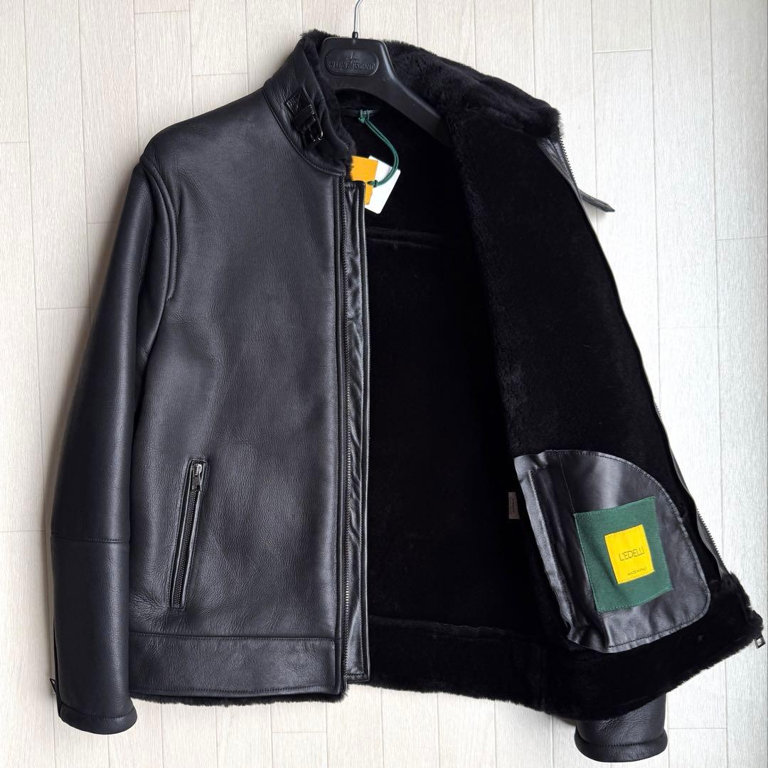 新品 L‘EDELLI レデッリ スペシャル ムートン レザー ジャケット