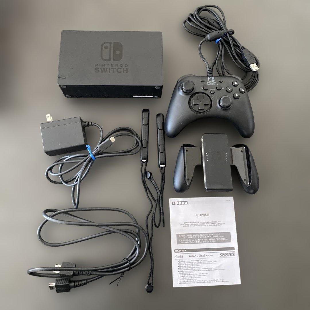 Nintendo Switch 本体 ブラック 付属品完備 コントローラー付き