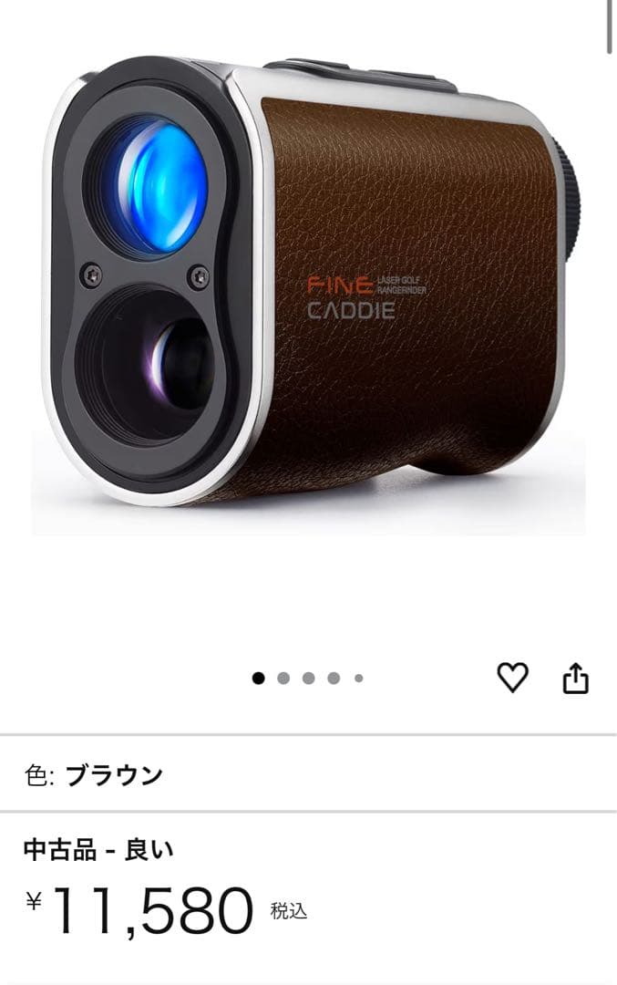 FINE CADDIE J300 ゴルフ ゴルフ用距離計　レーザー　ケースあり