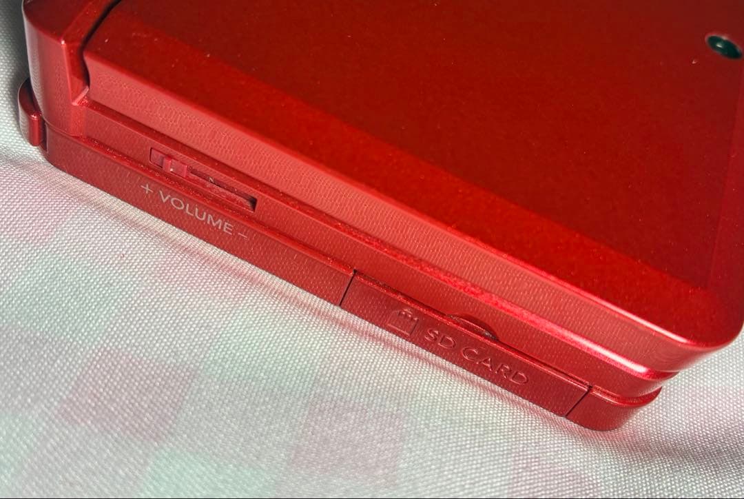ニンテンドー3DS メタリックレッド 動作品