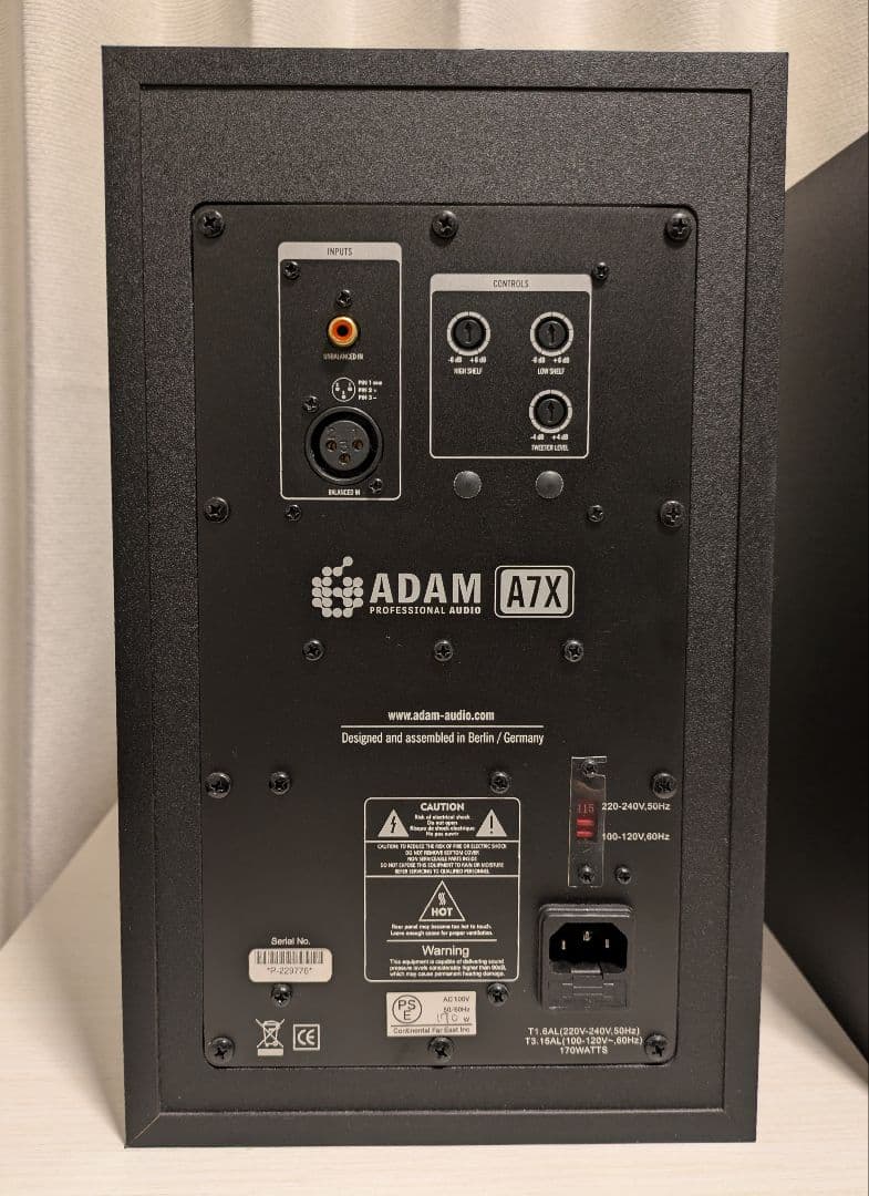ADAM Audio A7X スタジオモニタースピーカー アダムオーディオ